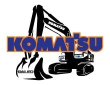 Комплект наклеек для экскаваторов Komatsu